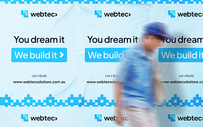 Webtec Software Agency Rebranding agency blue brand branding clean design figma fresh graphic design identity logo mockup motion graphics rebranding software vector webtec