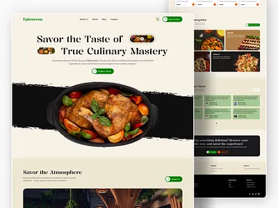 Restaurant Landing Page Design creative design design dribbble best shot food website interfacedesign landing page design modern design restaurant restaurant landing page restaurant landing page design restaurant ui design restaurant website trendy design ui uiux uiux design web ui website website design website ui