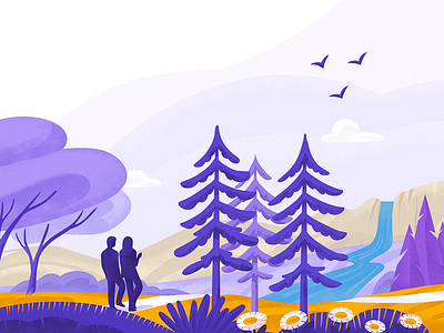 Ready Set Recover Illustrations: Nature 3d animation app branding design flat graphic design icon illustration illustrator logo minimal motion graphics typography ui ux vector web web design website