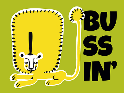 Cute Animal Idioms Sticker Design: Lion 3d animation app branding design flat graphic design icon illustration illustrator logo minimal motion graphics typography ui ux vector web web design website