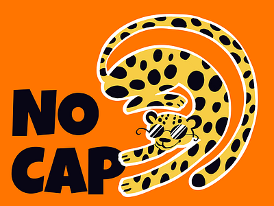Cute Animal Idioms Sticker Design: Cheetah 3d animation app branding design flat graphic design icon illustration illustrator logo minimal motion graphics typography ui ux vector web web design website