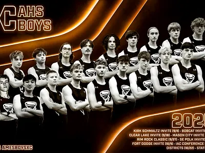 High-School Team Cross Country Posters branding design digital art graphic design poster sports graphics
