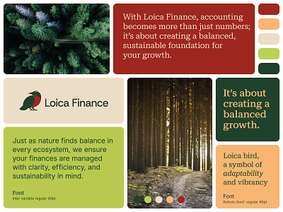 Loica Finance — CFQSG bento brand brand design brand identity branding colors design fonts graphic design logo logo design style style guide