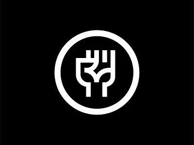 Fist Icon artist artwork branding design graphic design icon illustration logo mark symbol vector