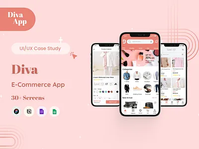 Diva App – Local E-Commerce UI/UX Case Study design figma graphic design ui ui ux user experience user interface ux