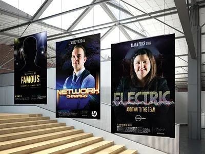 Hewlett-Packard Enterprise ‘Superhero’ campaign branding graphic design photography