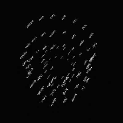 My vibe is coding in Blender. Gpt ai animation motion graphics