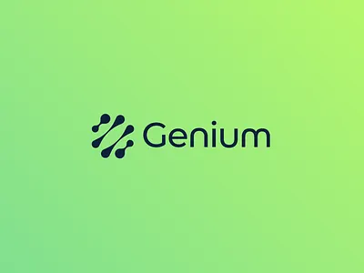 Genium _ Logo Concept bio biotech branding code designer dna gene genes health healthcare helix hire identity illustration logo minimal pharma pharmaceutical science simple