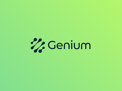 Genium _ Logo Concept bio biotech branding code designer dna gene genes health healthcare helix hire identity illustration logo minimal pharma pharmaceutical science simple