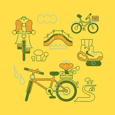 Amsterdam amsterdam character character design illustration illustration system inspiration photoshop styleframe travel