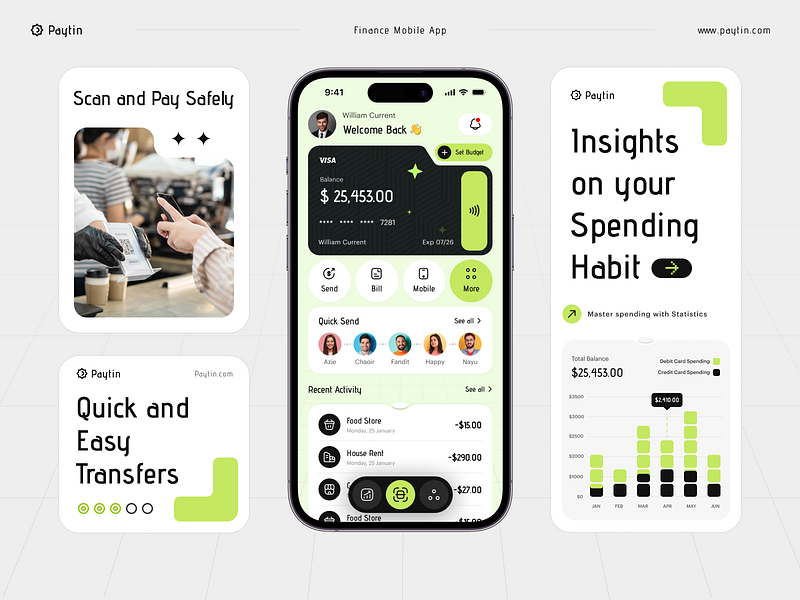 Payment App by MindInventory UI/UX for MindInventory on Dribbble
