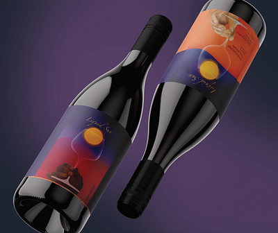 Wine Label Design graphic design illustration