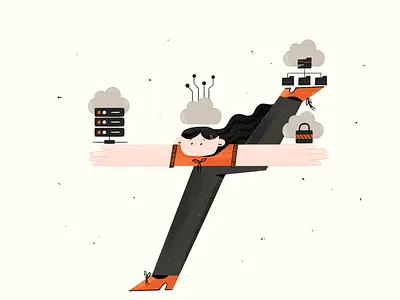 A Cloud Guru abstract aws azure blog illustration characterdesign clean cloud computing cloud infrastructure cloud provisioning contemporary digital painting dribbblers flat illustration graphic style illustration illustration information technology inspiration simple web design art web illustration