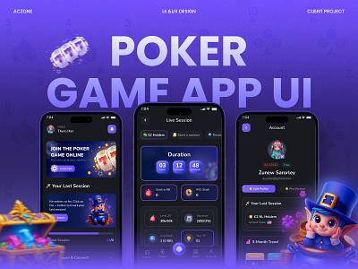 Poker Mobile Game App gamedesign