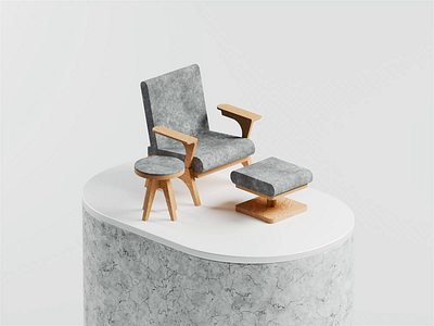 Chill 3d 3d animation blender blender3d illustration isometric isometric illustration