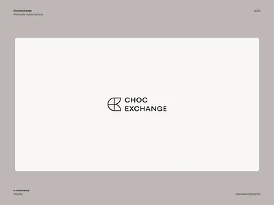 Choc Exchange - E-Commerce (Shopify) brand design brand identity branding ecommerce logo motion design motion graphics shopify ui uiux ux