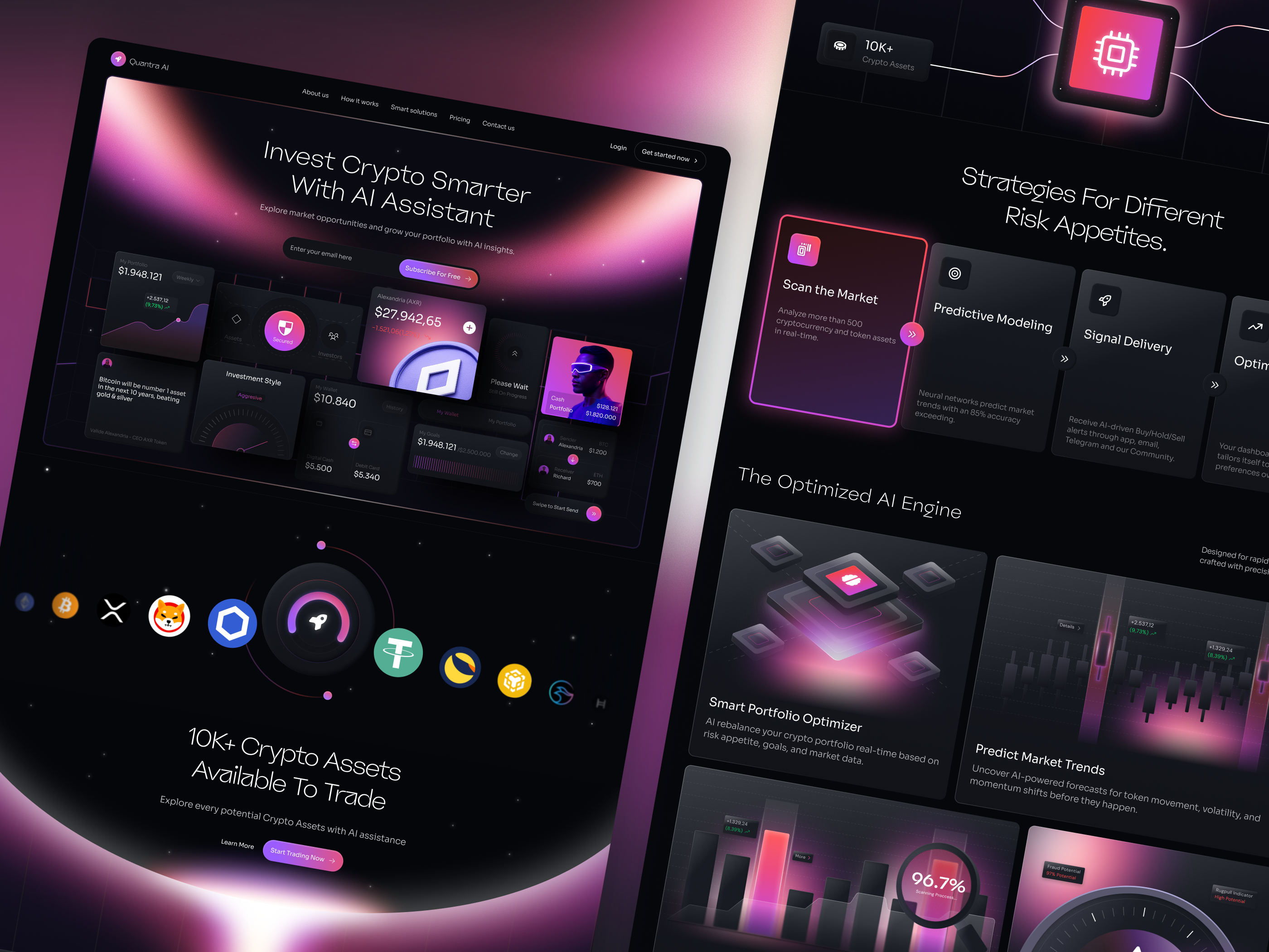 Example of Landing Page UI/UX Design