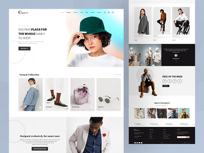 Opeero - Fashion eCommerce Website add to cart business checkout clothes shop clothing clothing brand delivery ecommerce fashion landing page marketing online shopping product page style uiux web design website women fashion woocommerce
