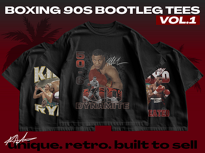 Retro Boxing Graphic Tees – 90s Bootleg Inspired 90s 90s style bold typography bootleg bootleg tee boxing custom design fighting graphic design retro retro tee design streetwear vintage t shirt