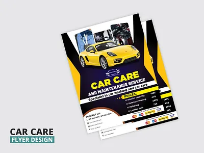 Car Care Flyer Design car care flyer design car flyer car wash flyer car wash flyer design clint work customized design digital printing design graphic design printing design