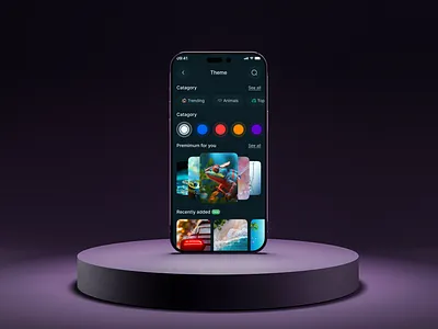 App Lock Mobile Screen app applock dark ios app designer iu lock mobile app pattern product design stories theme ux