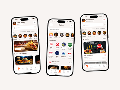 Food Delivery Mobile App UI/UX Design app app interface app ui design best app design food app design food app interface food delivery food delivery mobile app food recipes mobile app mobile mobile app design mobile app for dining services mobile app ui modern app ui online food order app restaurant delivery ui design uber east ui design ui ux design uiux design