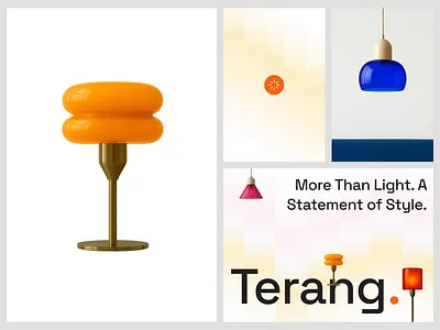 Terang. : Lamp Industry - Brand Identity animation bauhaus bauhausdesign bento brandidentity branding editorial graphicdesign industrial industry lamp layout light microinteraction minimalism simple swissdesign switch uiuxdesigner