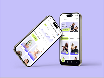 Barber Booking Mobile App Design app app design barber barber shop barberappdesign barberbookingapp barbershopui beautyapp bookingappui groomingapp hair cut ios app mobile mobile app mobileapp salon booking salon booking app ui ux