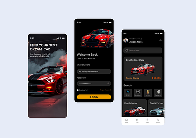 Car Selling Mobile App Design app design car app car app ui car app ux car design car mobile app car rental mobile app mobile app premium car smart car app tags tesla app