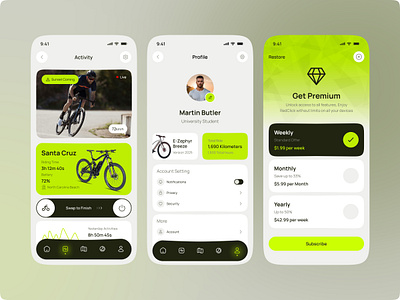 MyBike App - SaaS Bicycle Management app app design b2b bicycle bike crm dashboard design ios ios app iot management mobile mobile app product design saas smart software ui ux