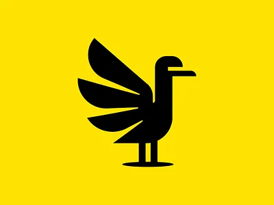 simple seagull logo animal logo bird logo branding design graphic design illustration logo seagull seagull bird seagull logo vector