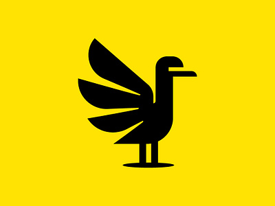 simple seagull logo animal logo bird logo branding design graphic design illustration logo seagull seagull bird seagull logo vector