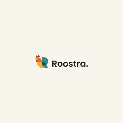 Modern Rooster Brand Logo animation app bird branding chicken creative design geometric graphic design illustration logo modern rooster logo vector