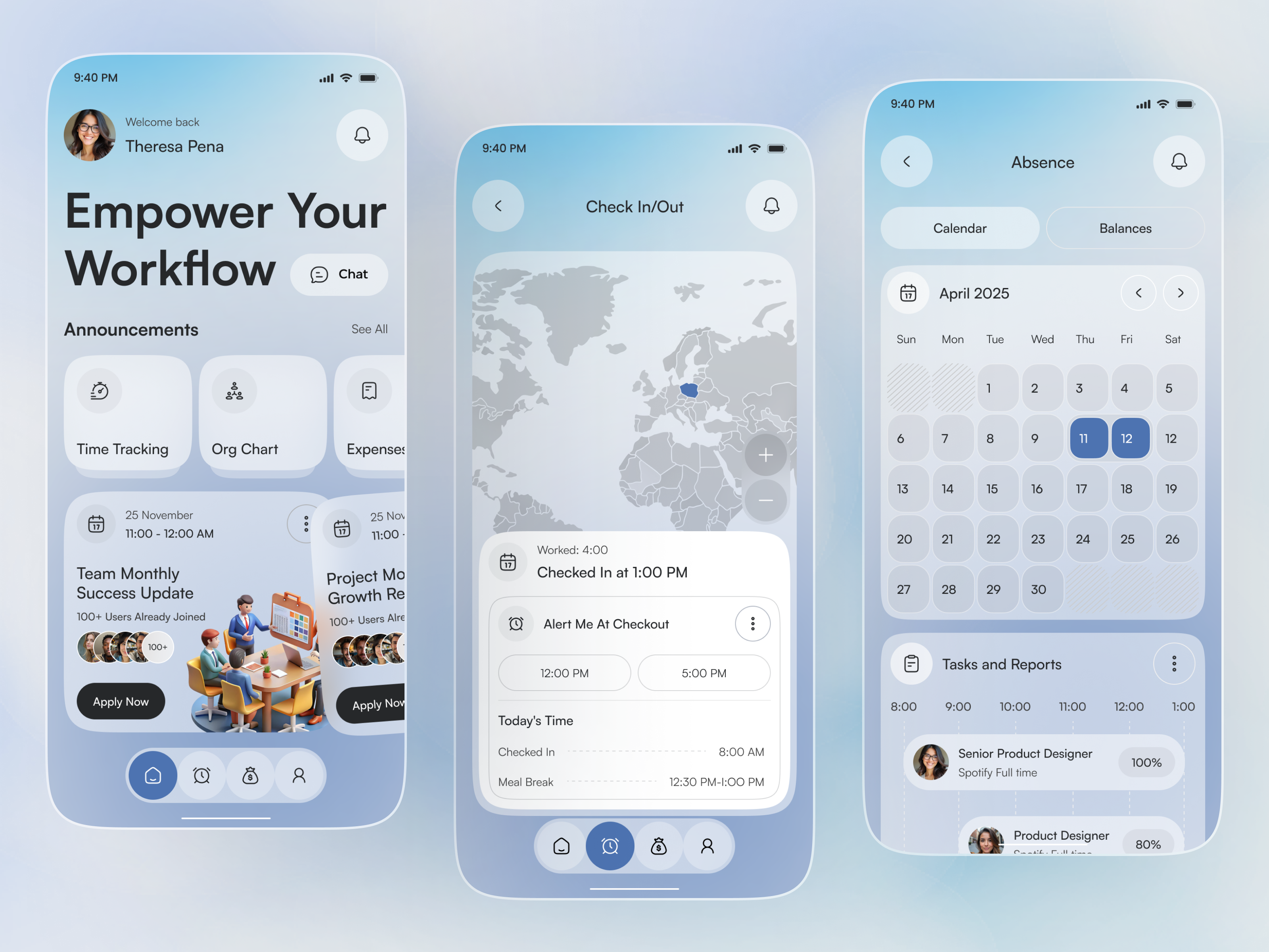 Example of Hr Mobile App Design And Development