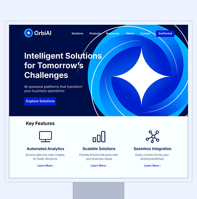 OrbiAI – Futuristic AI Brand Identity ai ai logo ai logo design artificial intelligence logo futuristic logo it company logo modern tech branding saas logo design software logo design star startup brand identity tech logo technology logo