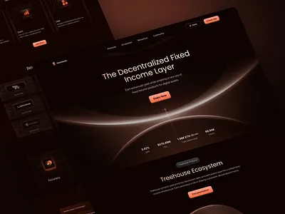 Crypto Yield & Staking Landing Page ai ai landing page ai website crypto crypto staking landing page ui web3 web3 landing page