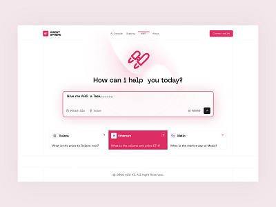 AGENT SPHERE 🐝 — AI Chat Bot ai ai agent ai agent chat bot ai assistant ai chat bot ai consultant ai crypto dashboard ai dashboard ai website artificial intelligence chat bot chatbot app chatgpt virtual assistant