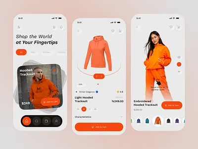 E-Commerce Shopping Mobile App app app design e commerce ecommerceapp ecommerceux fashion ios mobile mobile app mobile ui onlineshoppingapp shopping shoppingapp ui ui design uiux