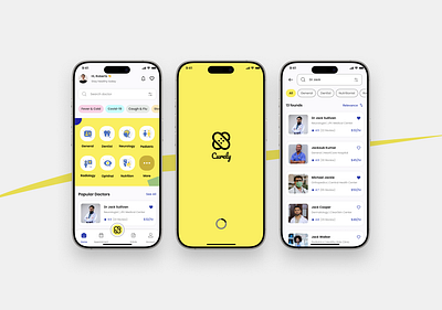 Curely - Doctor Appointment with AI Assistant ai assistant booking clean cure doctor doctor appointment figma ios medical medicine mobile mobile apps modern uiux