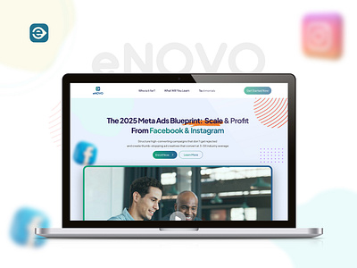 eNovo Landing PageDesign design figma landing page product design ui ui design ui ux design user interface