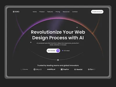 AI SAAS marketing website ai ai powered design platform ai powered pattern generator ai saas website ai tool design artificial intelligence homepage landing page platform saas saas website ui ux visual art web design website
