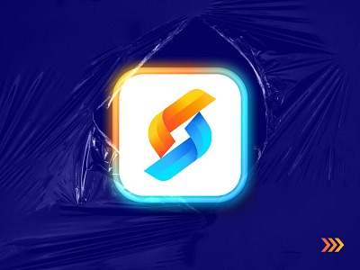 Spedr - Letter S + Lightning Bolt Logo app icon bolt branding burst creative logo design electricity fast geometric icon illustration lightning logo logotype modern logo power s bolt logo spark speed symbol