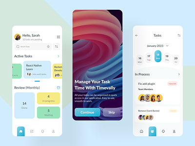 Manage Your Task App app app ui app ui trends best task app colorful ui design design sprint design trends illustration manage task app mobile app modern ui design plan task app popular ui task management app task management software to do list app ui uiux ux