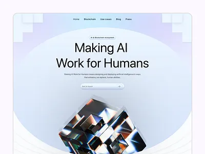 Crypto AI Landing Page ai ai landing page ai website design crypto crypto ai landing page landing page product design web design website