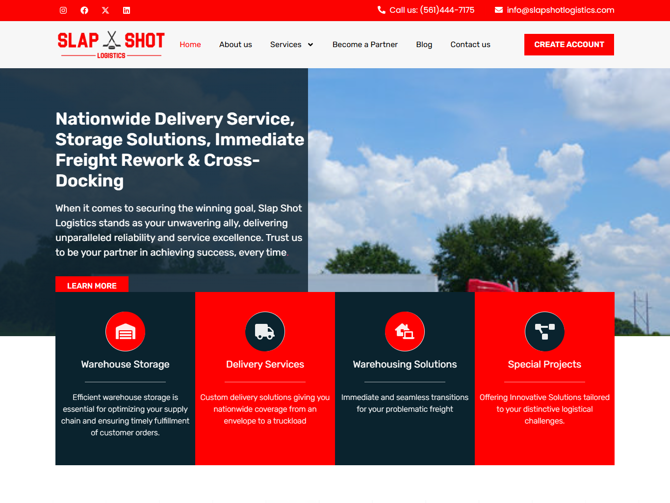 Example of Website Design & Development Service