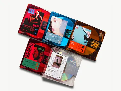 MiniDisc Label Explorations | Archive Series visual identity