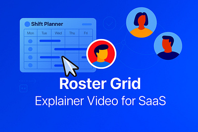 Rostergrid - Animated SaaS Explainer Video adobe aftet effects animated demo animated explainer animated ui animation explainer video motion graphics product video saas demo video software animation ui animation ui walkthrough video editing