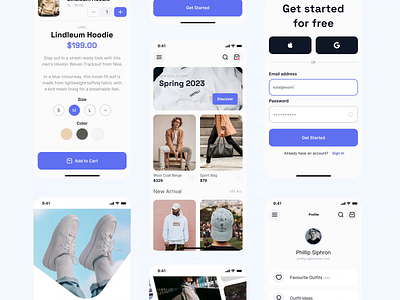 Fittly - UI/UX Design for Fashion eCommerce App app application clean clothing design details ecommerce fashion fashion app interface ios minimalist app mobile app modern motion design shopping ui uiux mobile app ux web