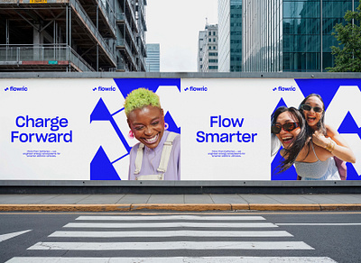 Billboard Design – Charge Forward, Flow Smarter branding corporateidentity design graphic design logo outdoor