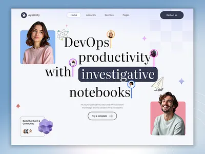 🚀 Elevating DevOps with a fresh, clean, and human-centered hero